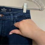 Hollister  High Rise Flare Raw Hem Denim Jeans Photo 4