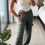 ZARA HIGH WAISTED CARGO PANTS Photo 0