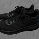 Adidas | Women’s RunFalcon 3.0 Cloudfoam Running Shoes Black Size 7 Photo 2