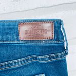 Hollister Low Rise Super Distressed Raw Hem Dark Wash Denim Jeans 3S 26 x 28 Photo 4
