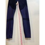 Savage X Fenty High Wasited L Special Fx Lace Velvet Leggings Navy Blue Black Size L Photo 7