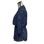 Vtg Y2k Retro Mossimo Sheer Dove Novelty Print Blouse Preppy Coastal Capsule XS Blue Photo 2