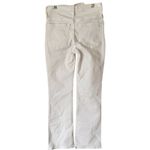 Madewell NWD Mid Rise Kick Out White Stretch Denim Jeans Women’s Size 24 Photo 4