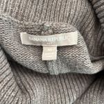 Banana Republic Poncho Sweater Womens M Taupe Cowl Neck Stripe Oversized Slouchy Photo 8