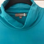 JudyP Jackie Turtleneck Teal Blue‎ Emerald Long Sleeve Top Blouse Size Medium Green Photo 1
