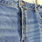 American Eagle Blue Stretch Tomgirl Button Fly Jeans Long Size 20 L Photo 5
