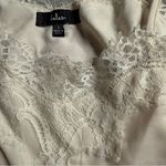 Lulus Elegant Cream Lace Trim Cami Camisole Tank Top Size Large EUC Photo 1