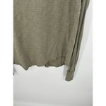 We The Free Arden Extra Long Cotton Top In Washed Army Long Sleeve Women XS Photo 3