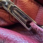 Rebecca Minkoff Mini Julian Pebbled Leather Backpack Burgundy EUC Photo 9