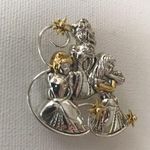 Cinderella Pendant Pin Princess New Broadway Play Silver Photo 0