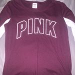 PINK - Victoria's Secret PINK Victoria’s Secret Burgundy Long Sleeve Photo 0