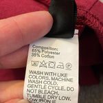 SheIn  Midi Berry Red V-Neck Tank Dress Front Tie | Size Medium Photo 8