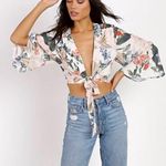 Show Me Your Mumu Jordyn Tie Top Enchanted Florist Photo 0