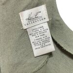 Kathie Lee Collection VTG Y2K Linen Blend Shift Dress XL Sage Green Minimalist Photo 5