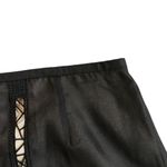 Tahari Arthur S Levins Luxe petite size 6P black with tan under lay lace trim Photo 3