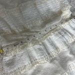 Miguelina Tiered Maxi Column Dress Crochet & Lace White Ivory Sample XS/S Photo 12