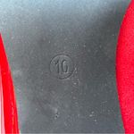 Coutgo Women’s Pointed Toe High Heels Pumps Patent Suede Stiletto Heels Red 10 Photo 10