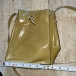 Longchamp Patent Leather Crossbody Bag Yellow Need TLC Photo 8