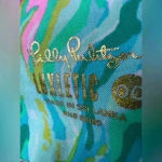 Lilly Pulitzer Luxletec Pants Floral Resort Beach Gold Hot Pink Green Sri Lanka Photo 4