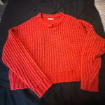 American Eagle Vintage  Cropped Knit Sweater Photo 0