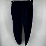 Xirena Draper Pants Lightweight Poplin Straight Leg Drawstring Pockets Navy M Blue Size M Photo 4