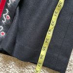 Ann Taylor beautiful rare velvet trim wool embroidered wrap skirt Photo 5