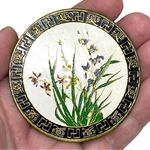 Vintage Floral Oriental Belt Buckle Multi Photo 2