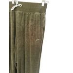 Nike  Sportswear Women's Terry Pants Plus Size 2X High Rise Wide-Leg Green Lounge Photo 3