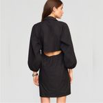 Modern Citizen  Emma Open Back Shirt Dress Button Down Black Cotton Sizes L S Photo 3