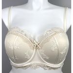 Honey Birdette Daisy Balconette Bra US 40G Padded Lined Molded Underwire Ivory Size undefined Photo 1