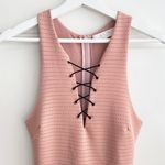 ASTR The Label lace up bodycon tulip hem dress Photo 4