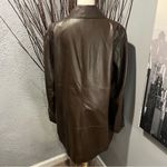 🌸VINTAGE CENTIGRADE 100% BROWN LEATHER JACKET SIZE LARGE🌸 Photo 3