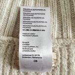 Anthropologie Fringed Mock Neck Ivory Sweater Vest Photo 7