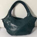 Levi's Hobo Bucket Purse Small Bag Green Faux Leather Purse Photo 3