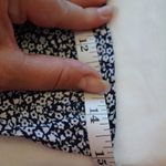 Lands' End  Womens Sleeveless Jumpsuit Size 10‎ Blue White Floral Romper Wide Leg Photo 3