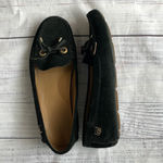 UGG  Black Flats with Bow Detail Photo 2