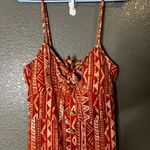 No Boundaries Boho Tribal Print Maxi Jumpsuit Dress–Sleeveless Spaghetti Strap–Women’s Size L Photo 3