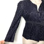 Moschino  Cheap and Chic black lace blazer jacket waist bow details size 4 Photo 5