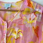 TAJ SABRINA CRIPPA Jumpsuit Womens Size XS Resortwear Luxury Vacation Beach Trip Pink Photo 5