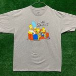 The Simpsons Vintage Style Tv Show Promo Tee Size XL Gray Photo 0