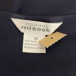 Misook Exclusively  Knit Scoop Neck Tank Top NWT Size Medium Navy Blue Photo 3