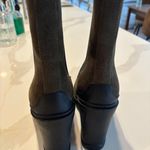 Marc Fisher Chelsea Suede Green Ankle Boots Photo 3