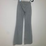 Jasmine Gray Embroidered Deadstock Floral Sz 1/2 Low Rise Flare Photo 2