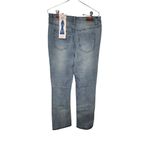 Dollhouse Women's Jeans High Rise Flare Distressed Light Wash Denim Sz. 30 NWT Photo 7