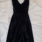 Forever 21 Black Velvet Dress Photo 0
