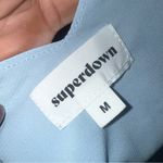 superdown  Relaxed Fit Cami Flowy Baby Blue Tank Top size Medium Photo 4