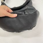 The Sak  Black Leather Hobo Style Crossbody Handbag Purse Bag Boho Photo 3