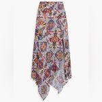 Veronica Beard  MAC asymmetrical Paisley tapestry Crepe Midi Skirt 6 NWOT floral Photo 1