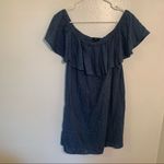 Madewell  Rio Cover-Up Dress Chambray Blue Linen Photo 3