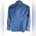 Banana Republic  2 RILEY Fitted Denim Button Down Long Sleeved Shirt Photo 2